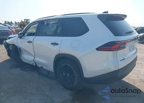 2025 Toyota Grand Highlander Hybrid Nightshade Edition из США, поврежденный, VIN 5TDACAB57SS056124